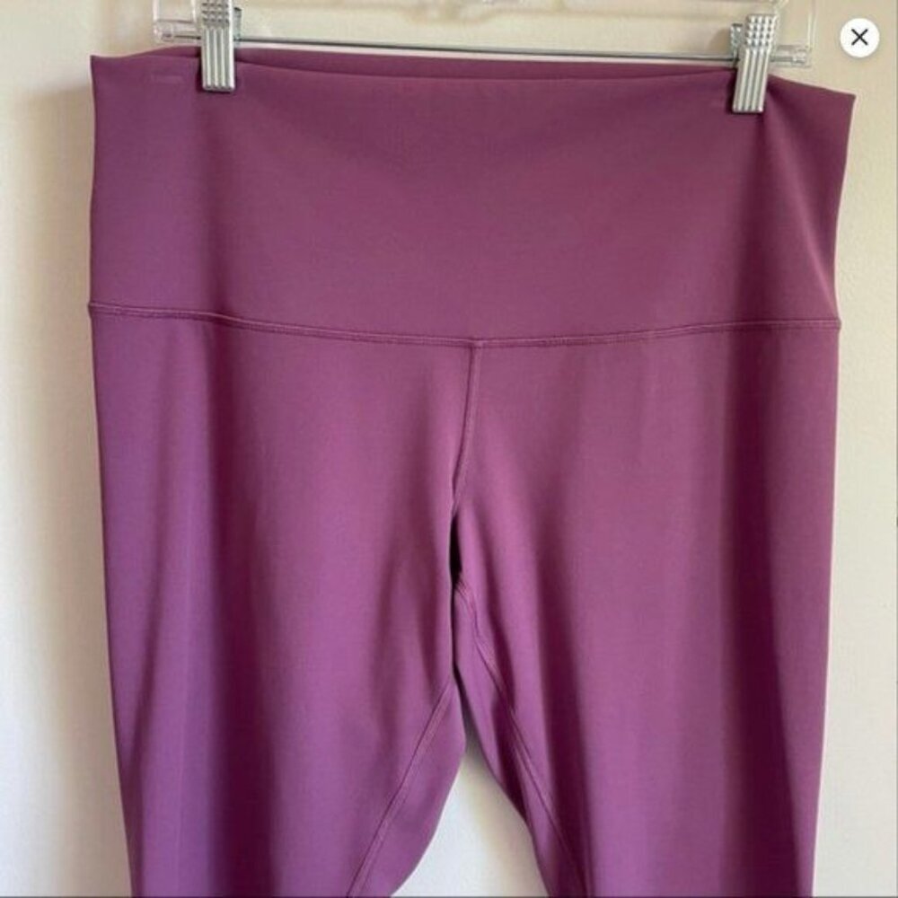 lululemon wunder under Train HR Vintage Plum Leggings Tights 25" Women's Size 14 - Picture 6 of 10